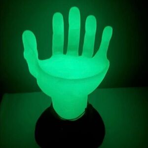 Bath & Body Works Glow in the dark Green Hand Decor